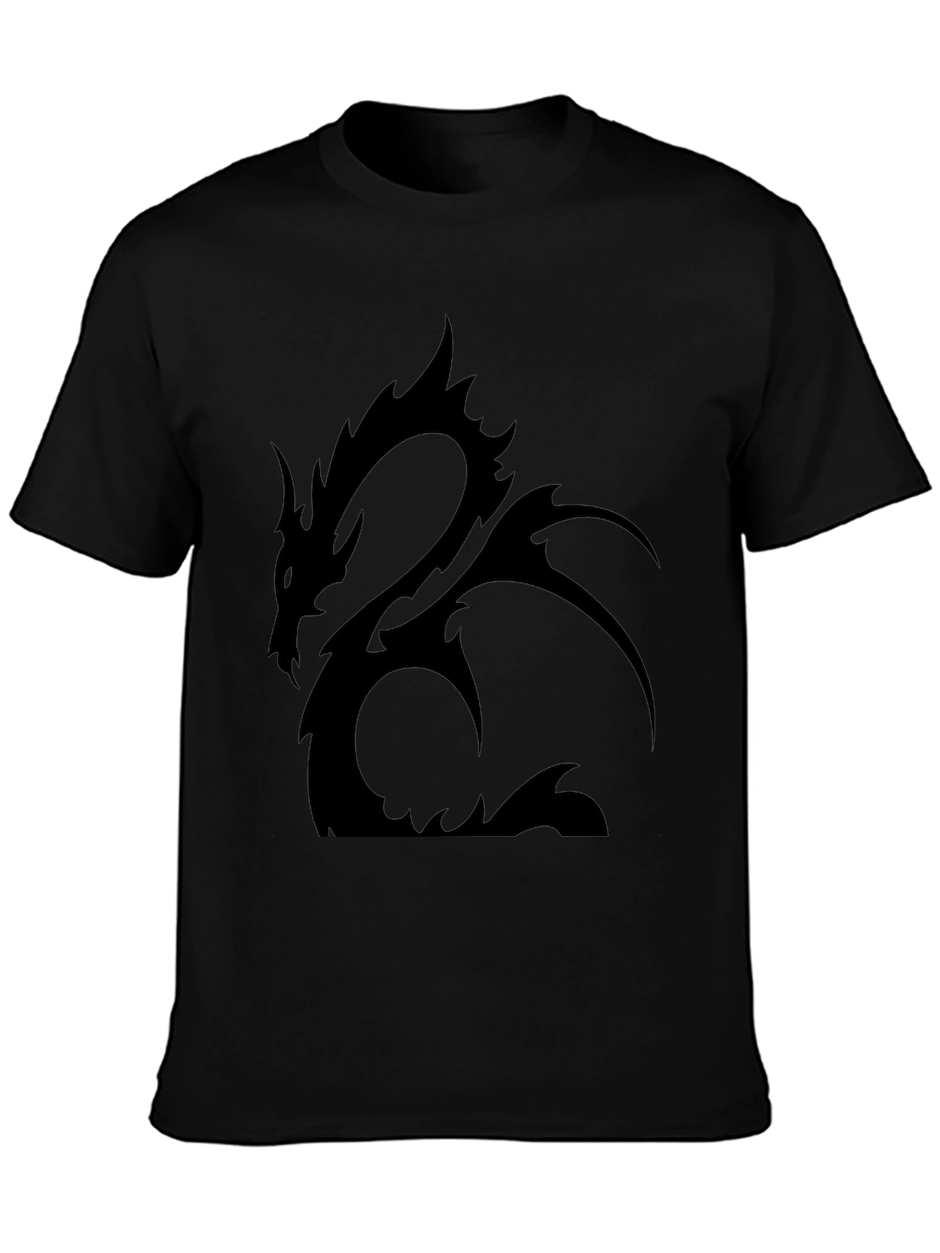 Black Dragon Graphic Tee - Mens Casual Shirt