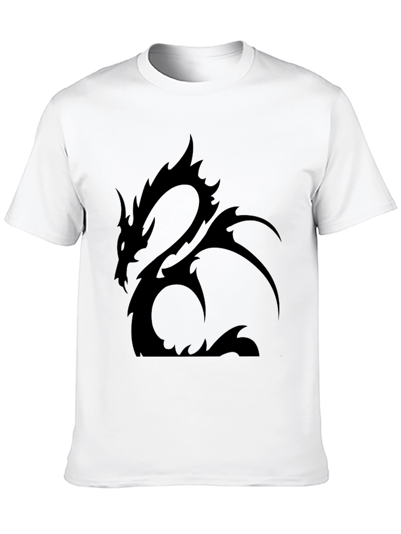 Black Dragon Graphic Tee - Mens Casual Shirt