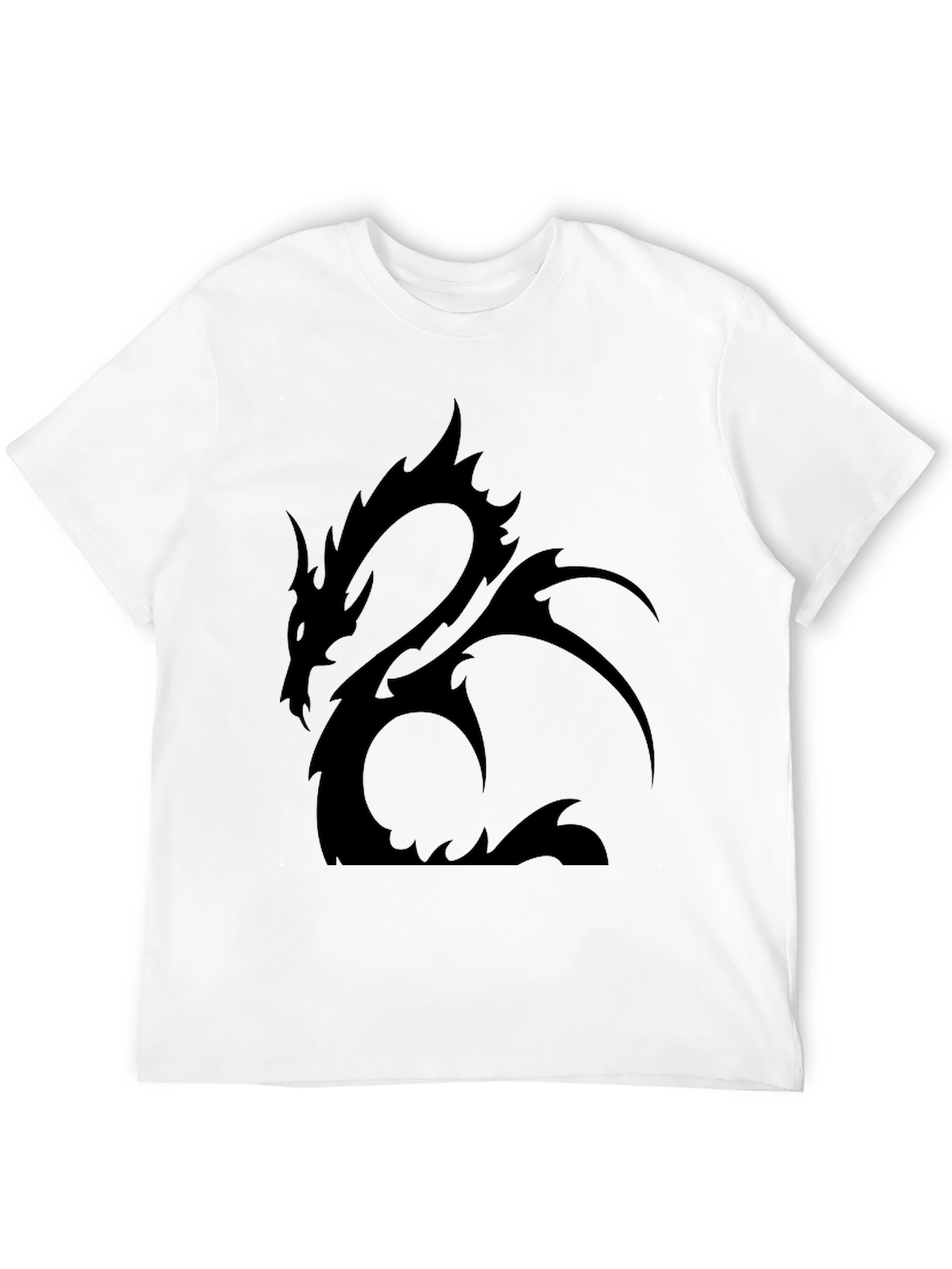 Black Dragon Graphic Tee - Mens Casual Shirt