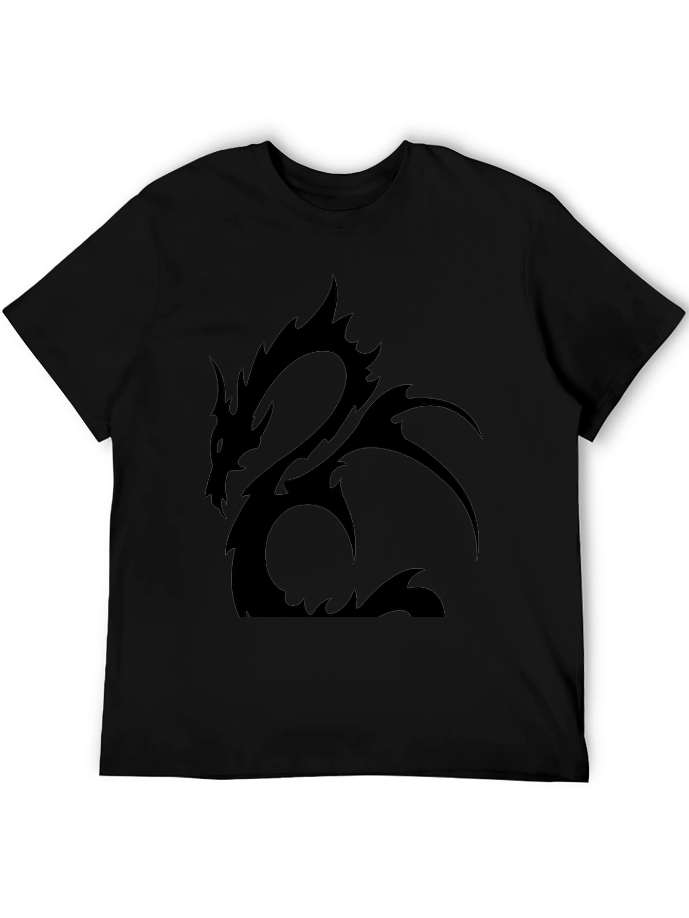 Black Dragon Graphic Tee - Mens Casual Shirt