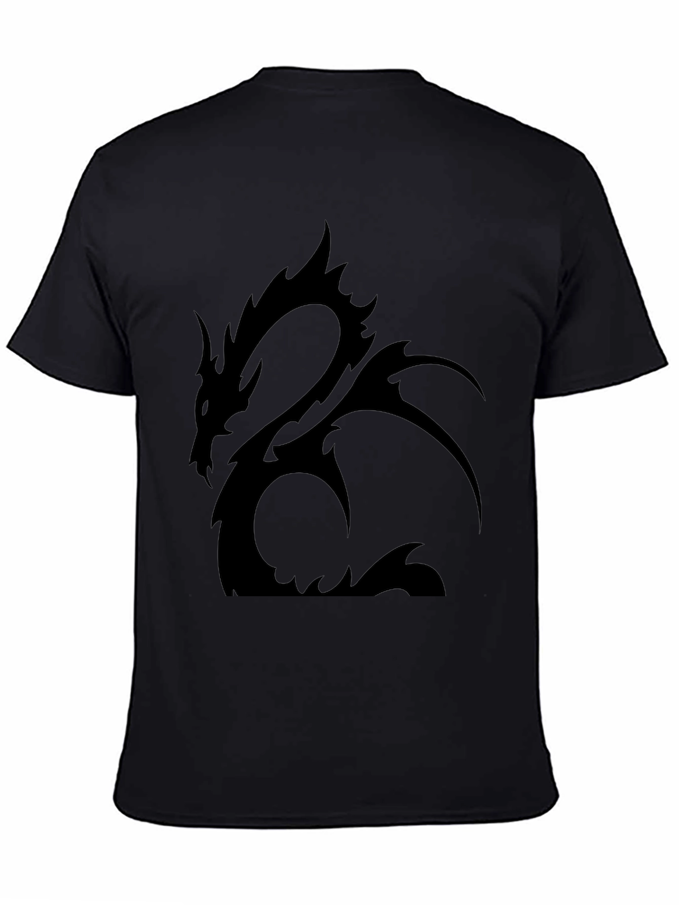 Black Dragon Graphic Tee - Mens Casual Shirt