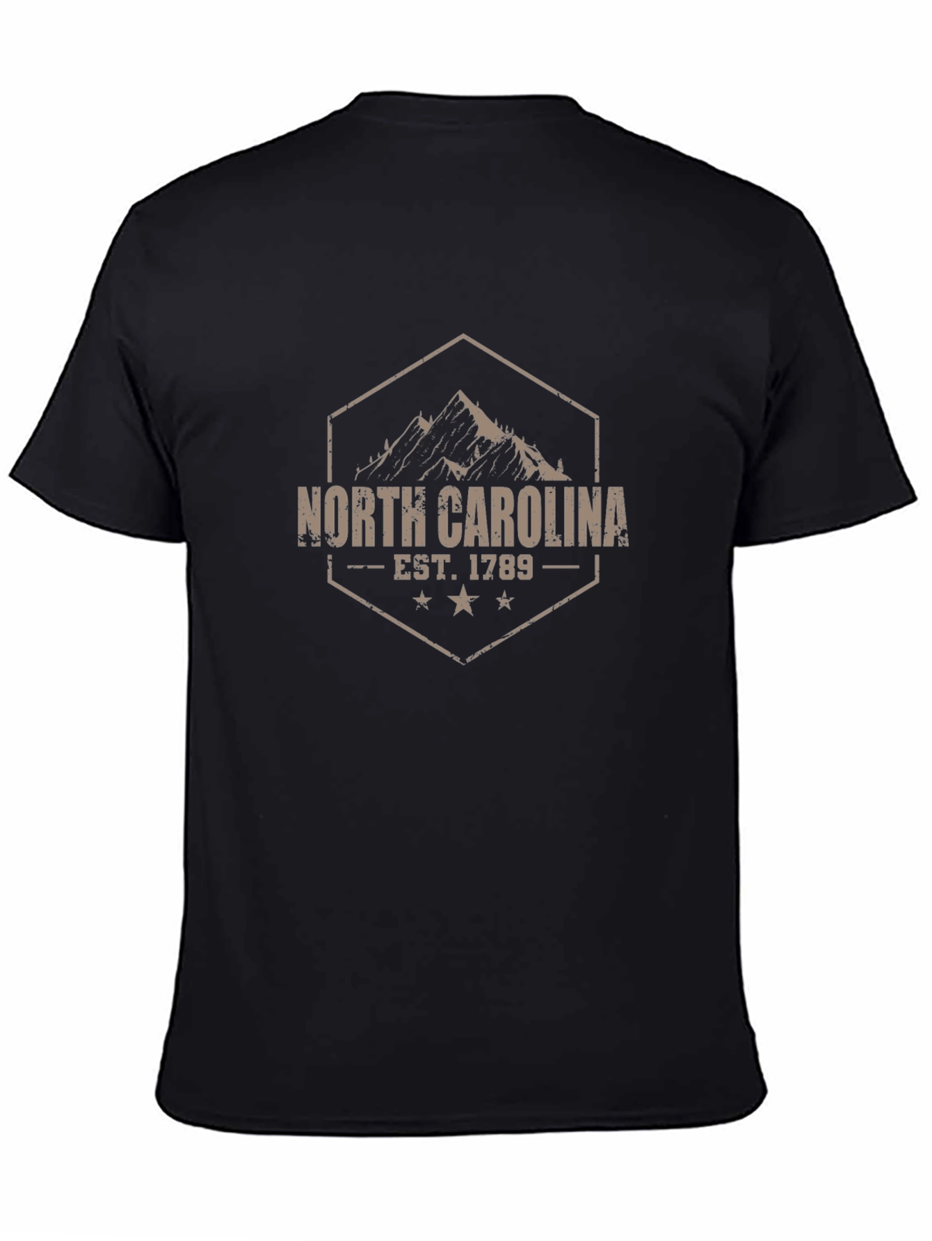 North Carolina EST. 1789 Black T-Shirt