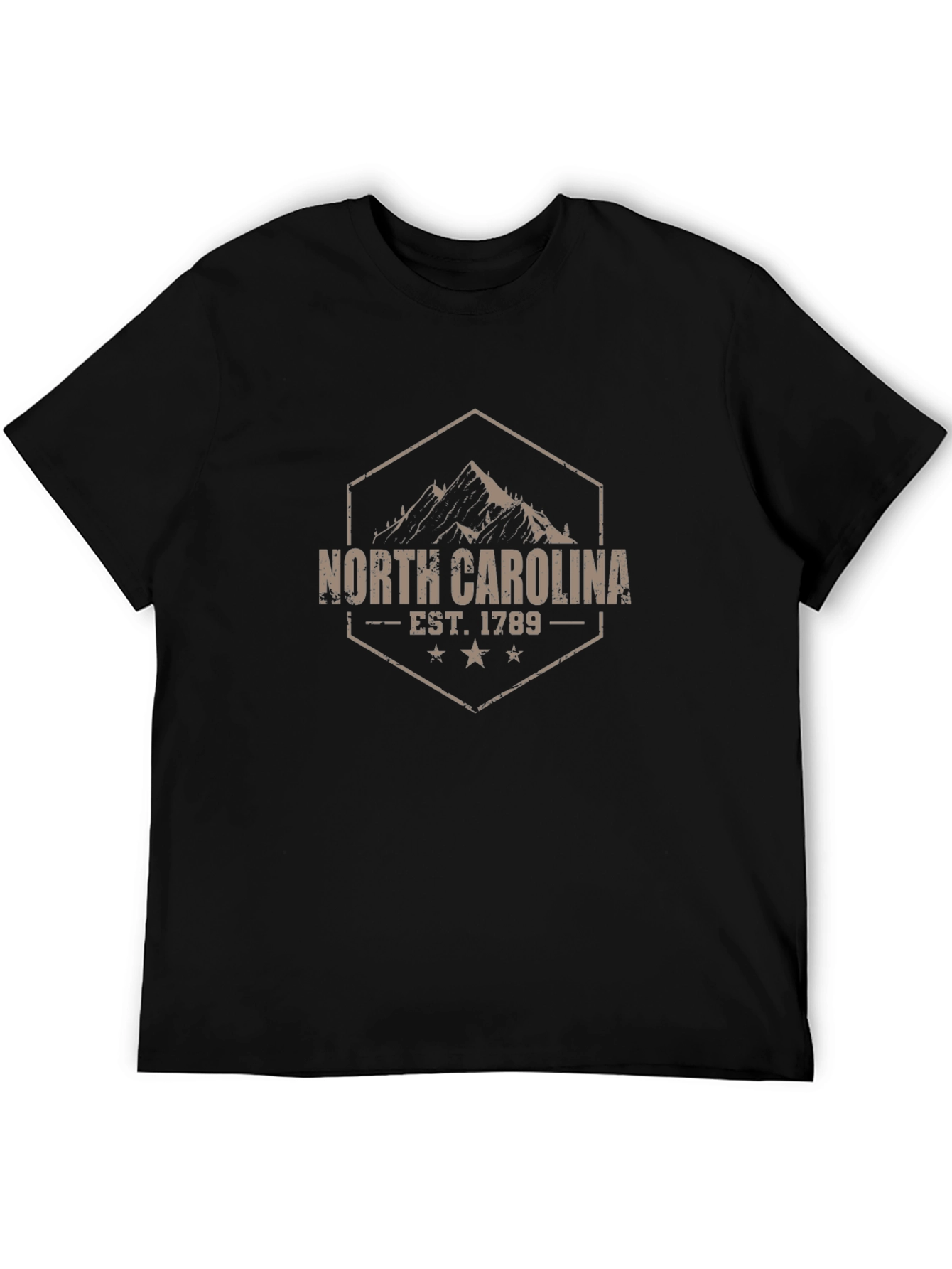 North Carolina EST. 1789 Black T-Shirt