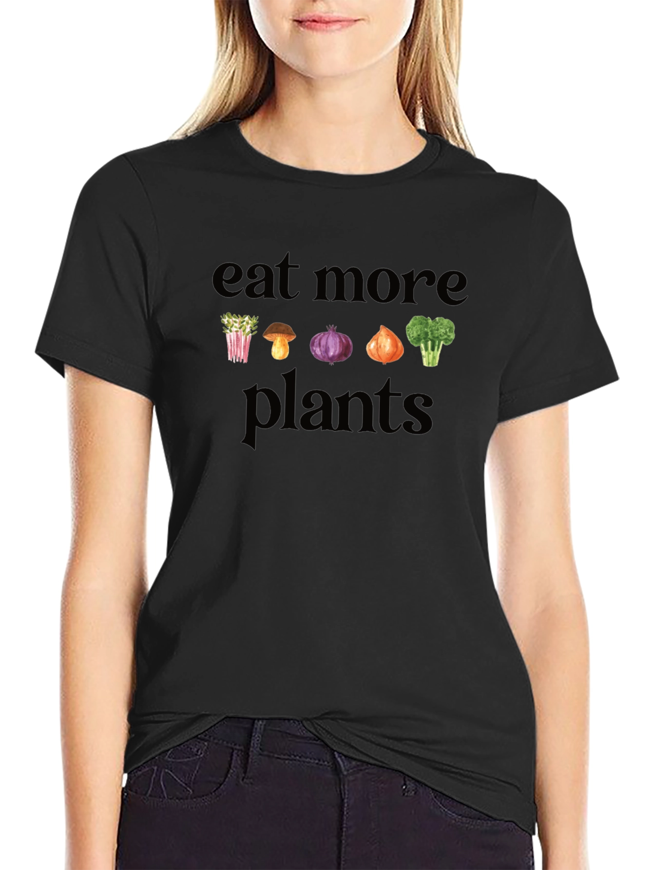 Eat More Plants Graphic Tee - Vegan T-Shirt