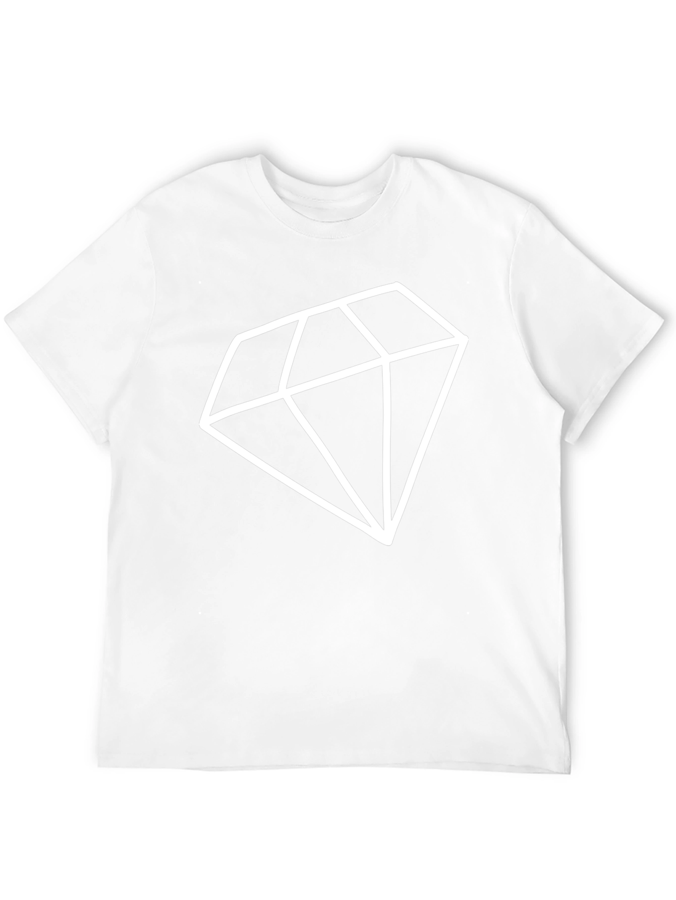 Bold Diamond Graphic Black T-Shirt