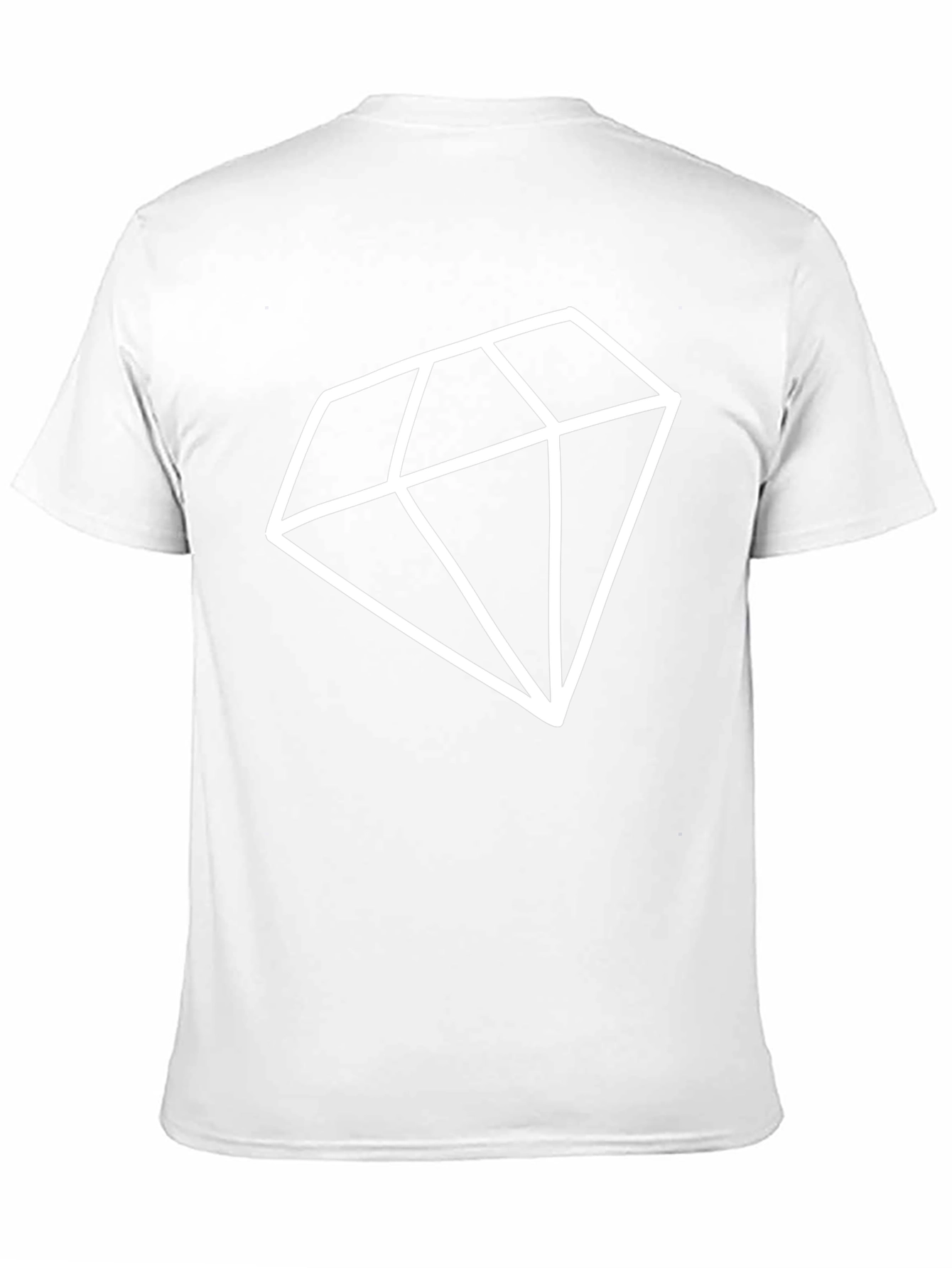 Bold Diamond Graphic Black T-Shirt