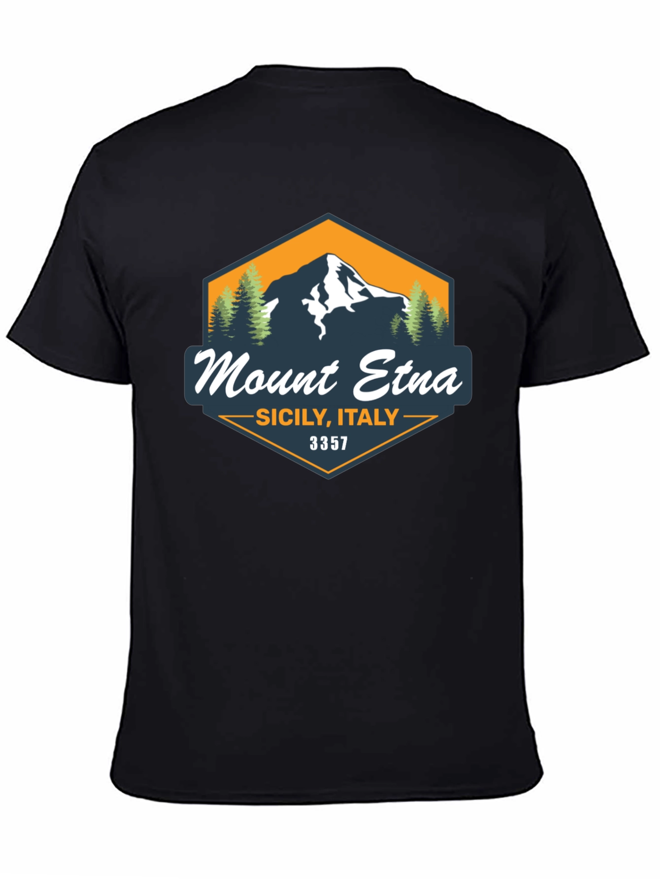 Mount Etna Sicily Italy Graphic Tee