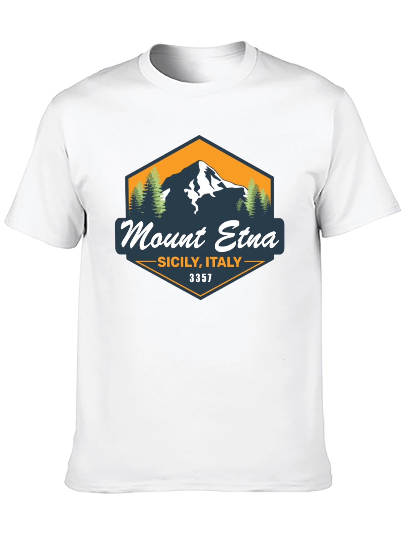 Mount Etna Sicily Italy Graphic Tee