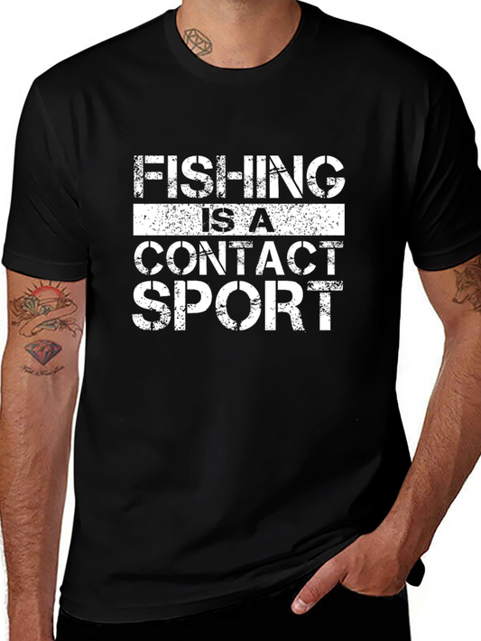 Fishing Is A Contact Sport Graphic Tee