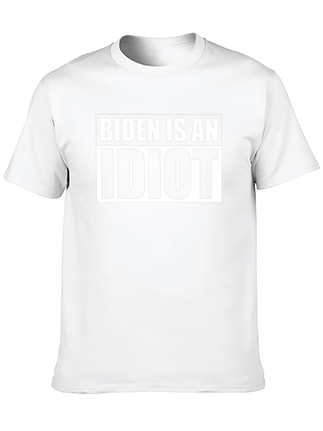 Biden Is An Idiot Black Graphic T-Shirt