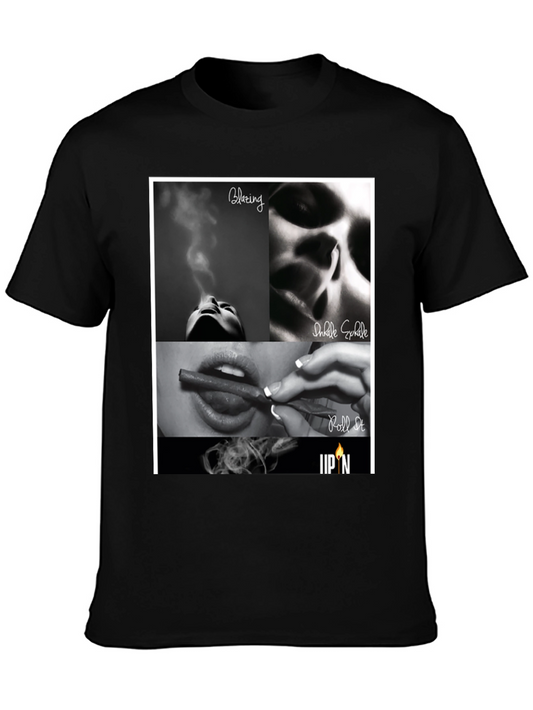 Blazing Inhale Roll It Black T-Shirt