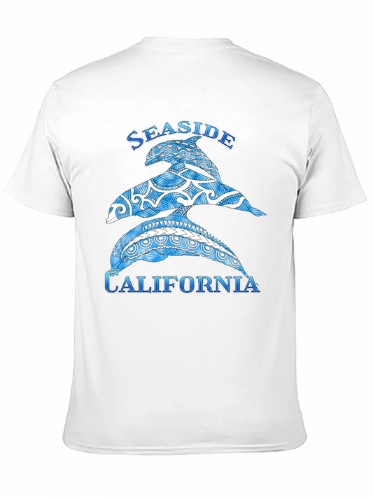 Seaside California Dolphin Graphic Tee