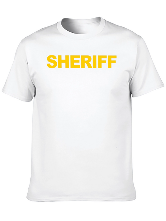 Sheriff Graphic Tee - Bold Law Enforcement Style