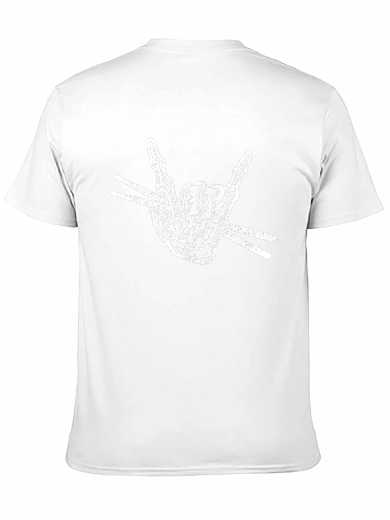 Rock On Skeleton Drummer T-Shirt