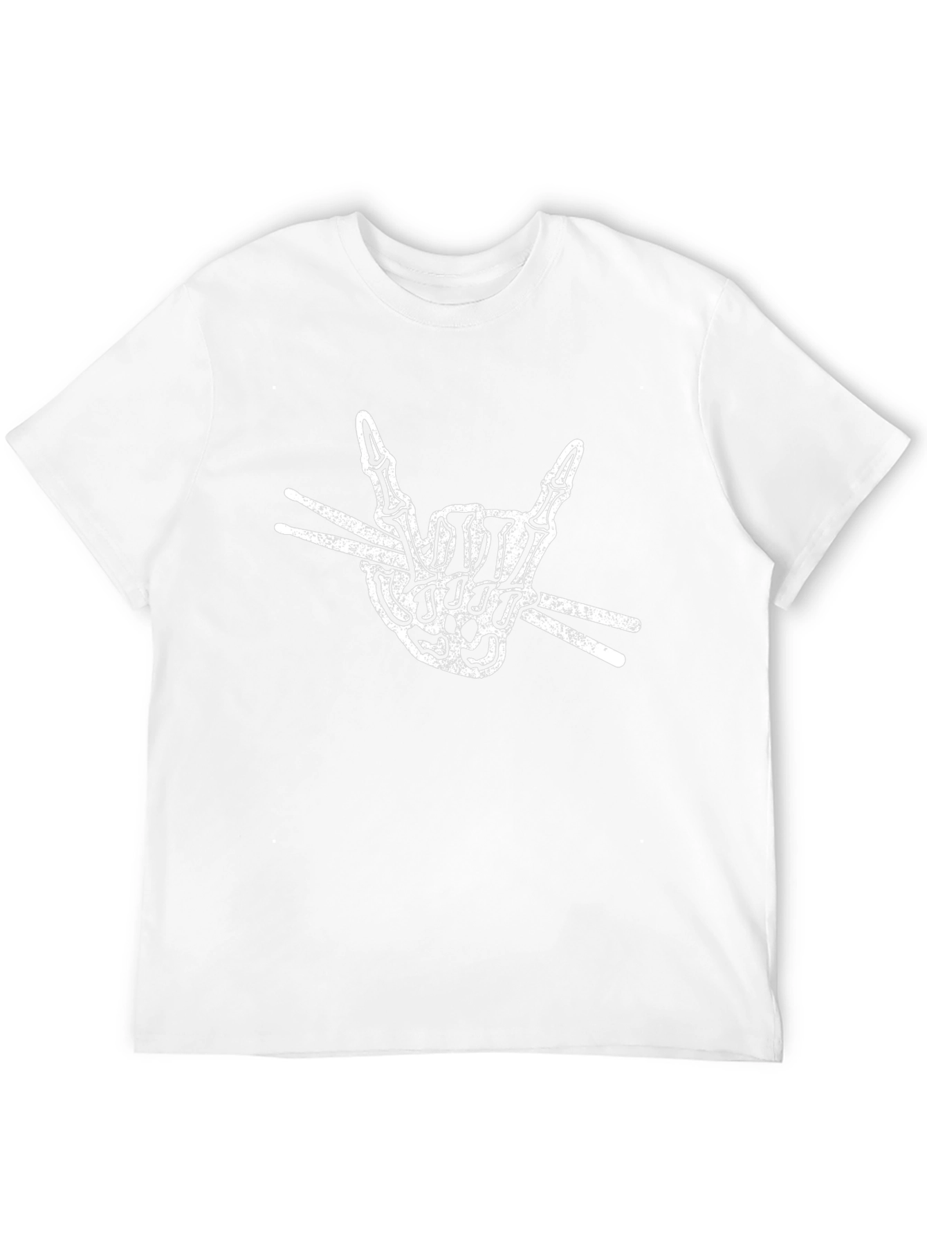Rock On Skeleton Drummer T-Shirt