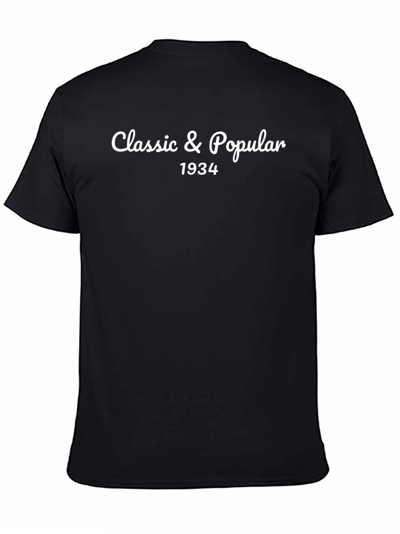 Classic & Popular 1934 Black T-Shirt