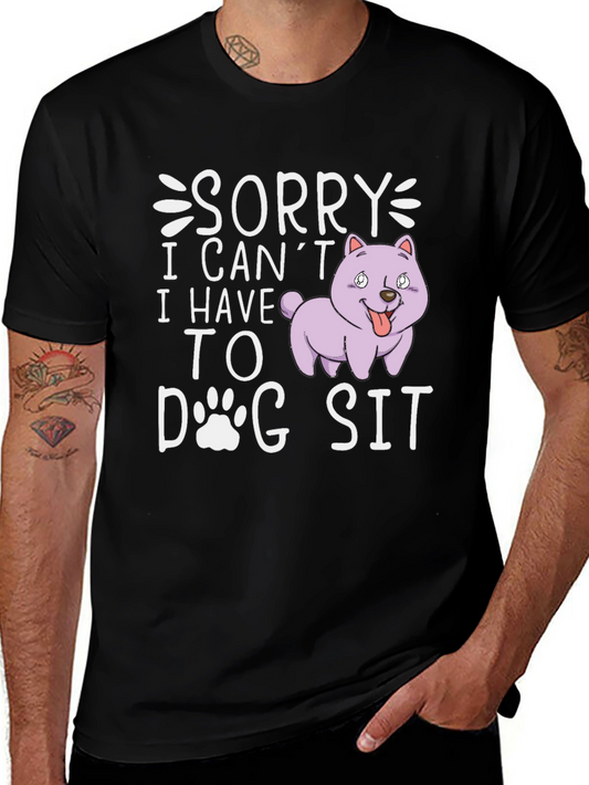 Dog Sit Funny Graphic Tee