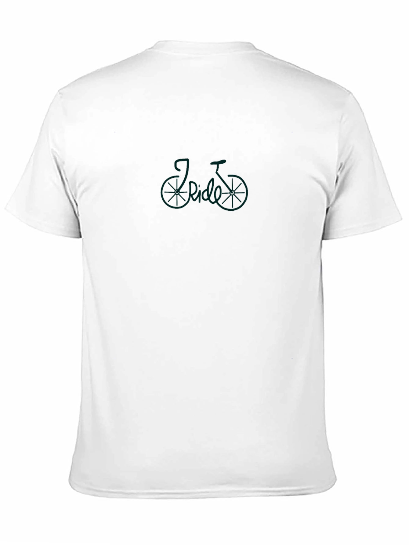 I Ride Bicycle Graphic T-Shirt - Black