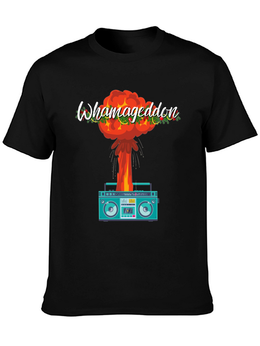 Whamageddon Boombox Christmas Explosion Tee