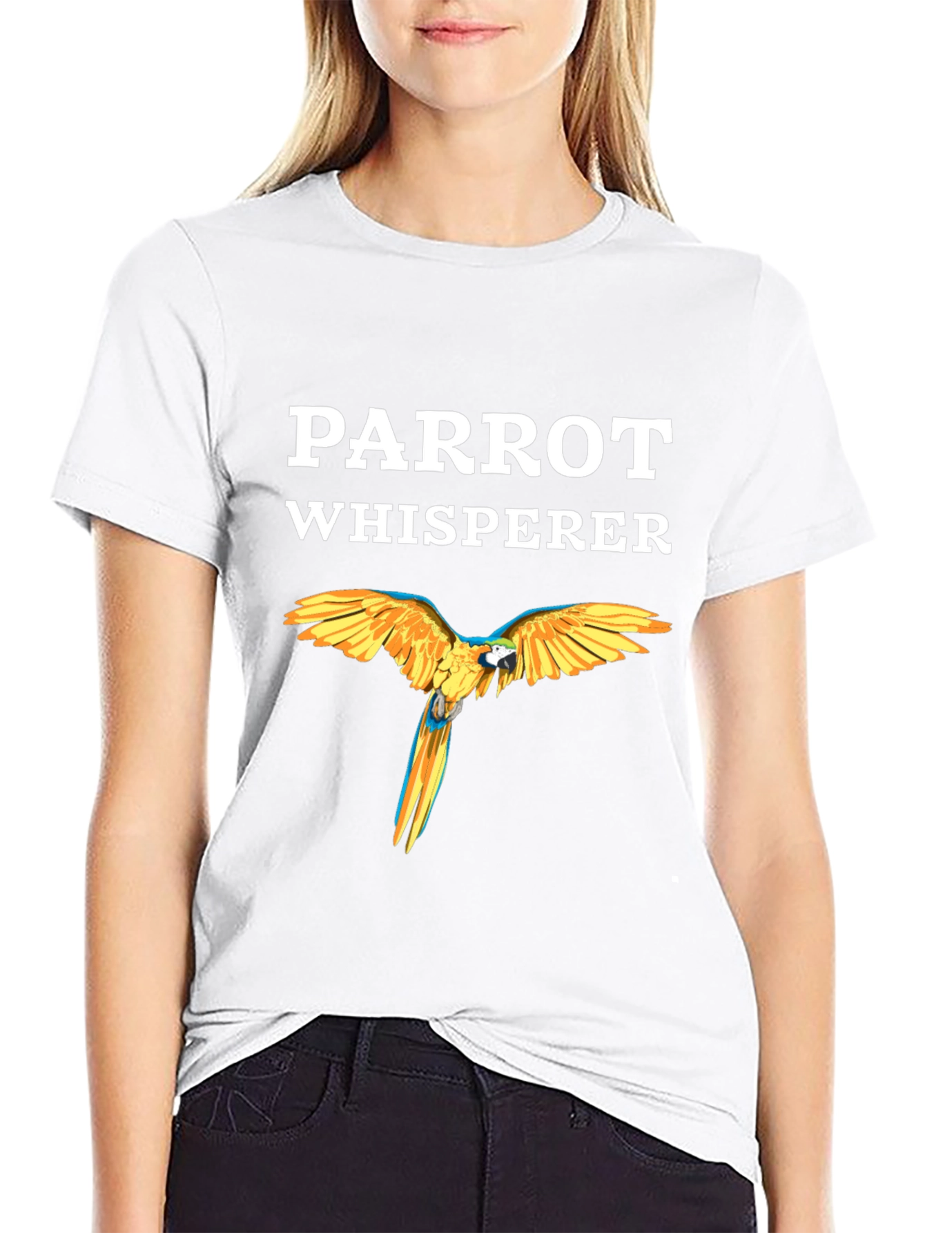 Parrot Whisperer Graphic Tee - Bird Lover T-Shirt
