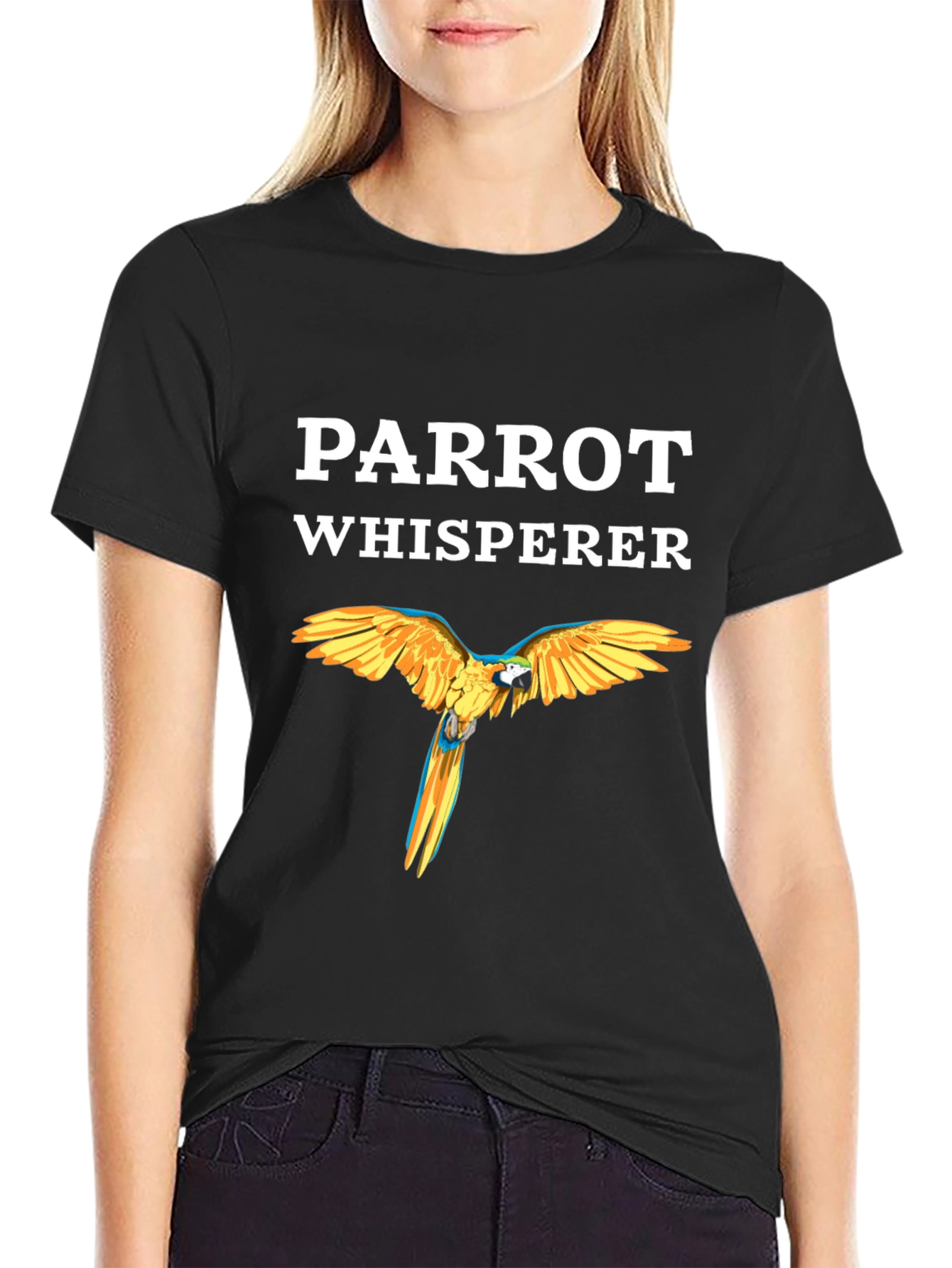 Parrot Whisperer Graphic Tee - Bird Lover T-Shirt