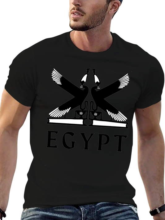 Egypt Graphic T-Shirt - Black Cotton Tee