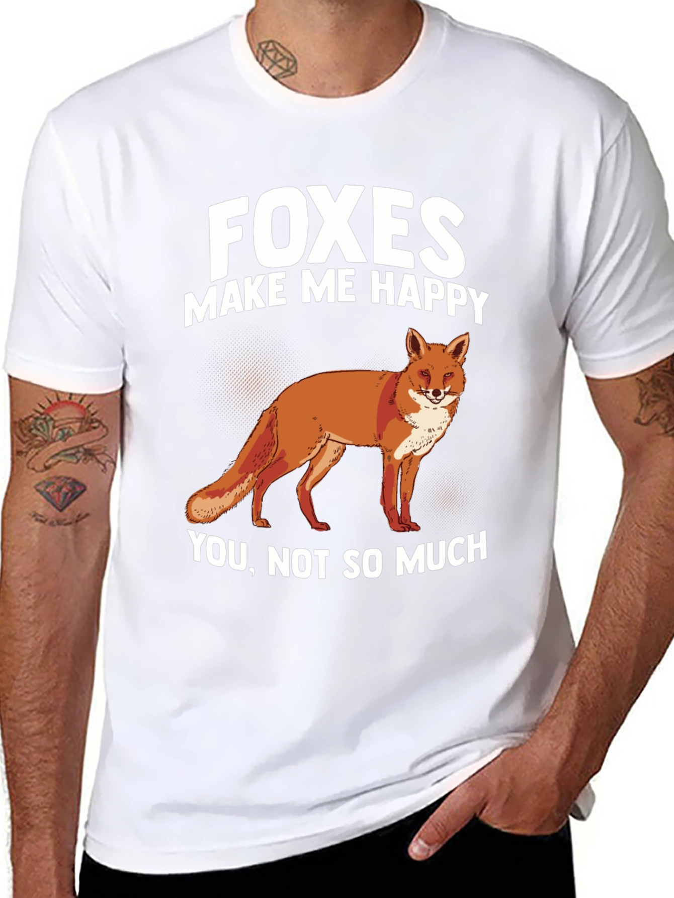 Foxes Make Me Happy T-Shirt