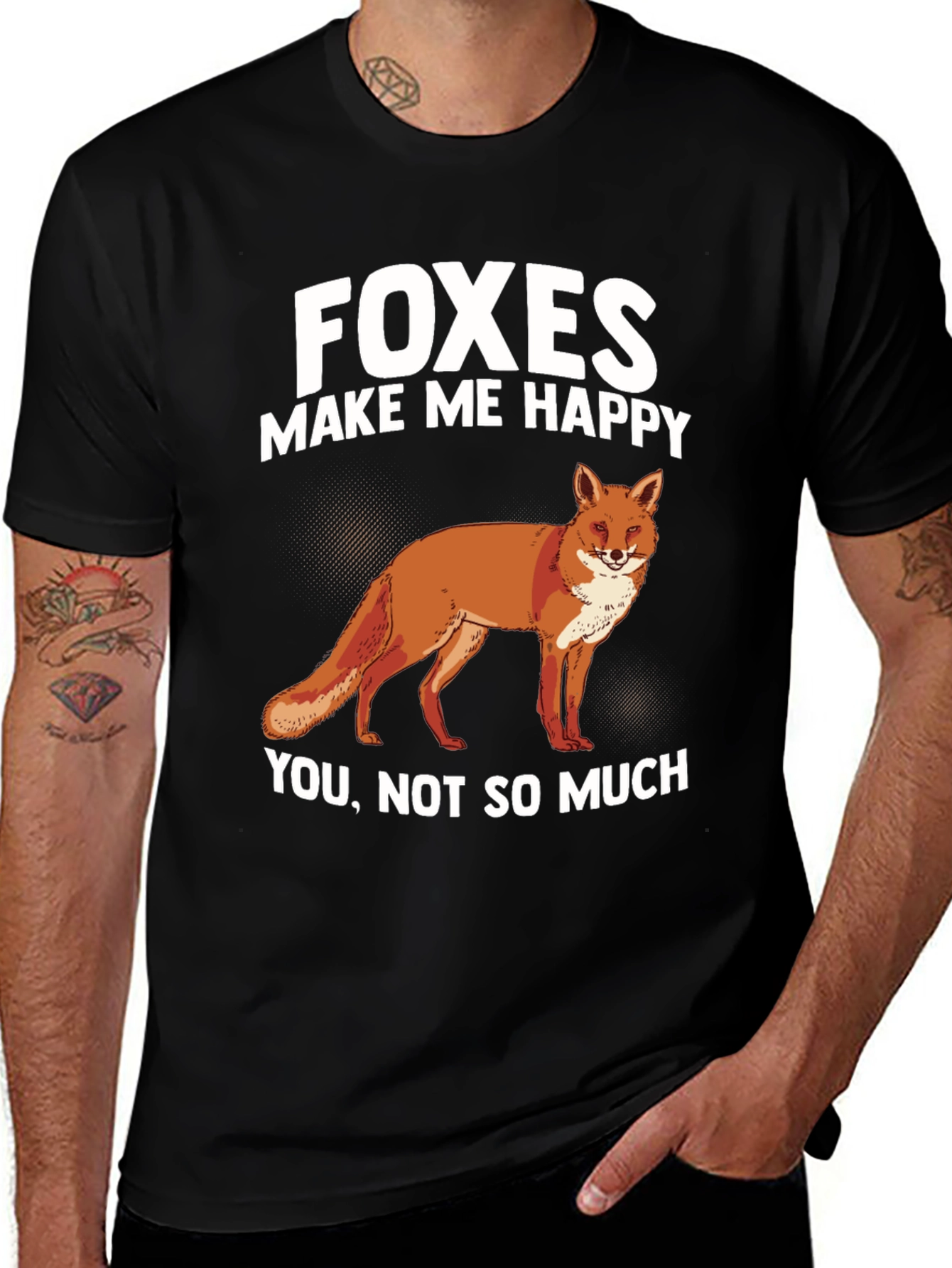 Foxes Make Me Happy T-Shirt