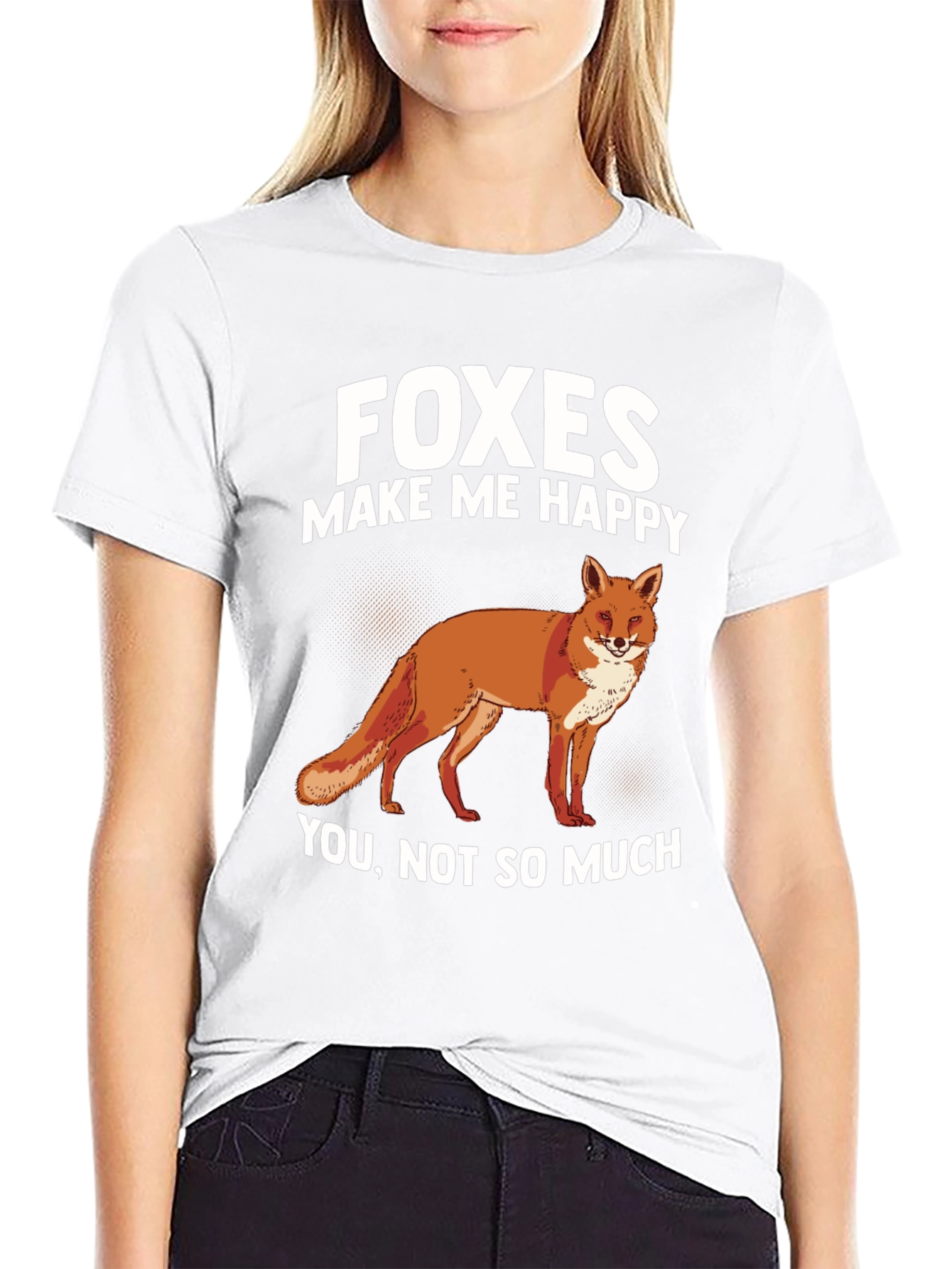 Foxes Make Me Happy T-Shirt