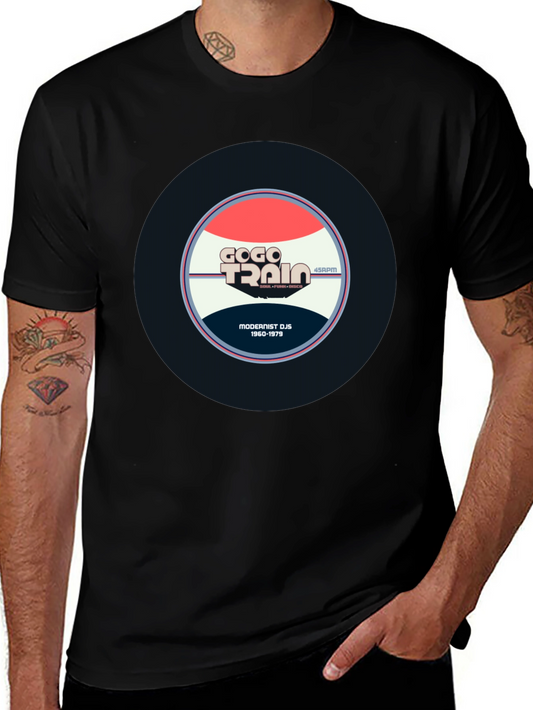 GoGo Train Modernist DJs T-Shirt - Black