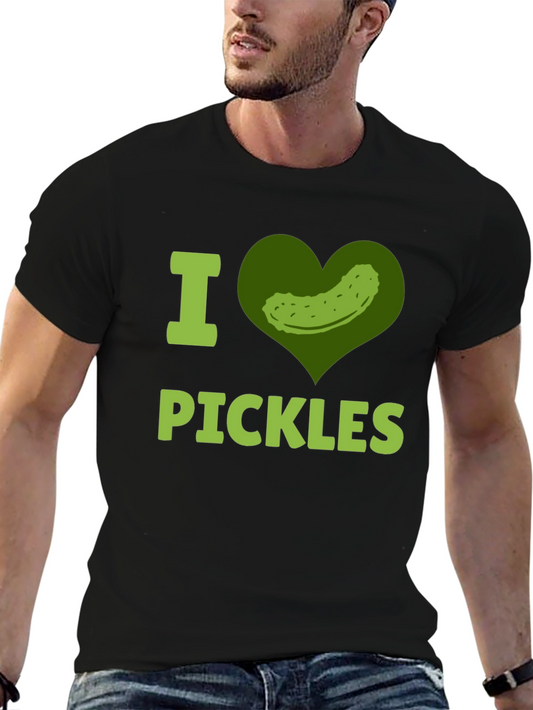 I Heart Pickles Funny T-Shirt