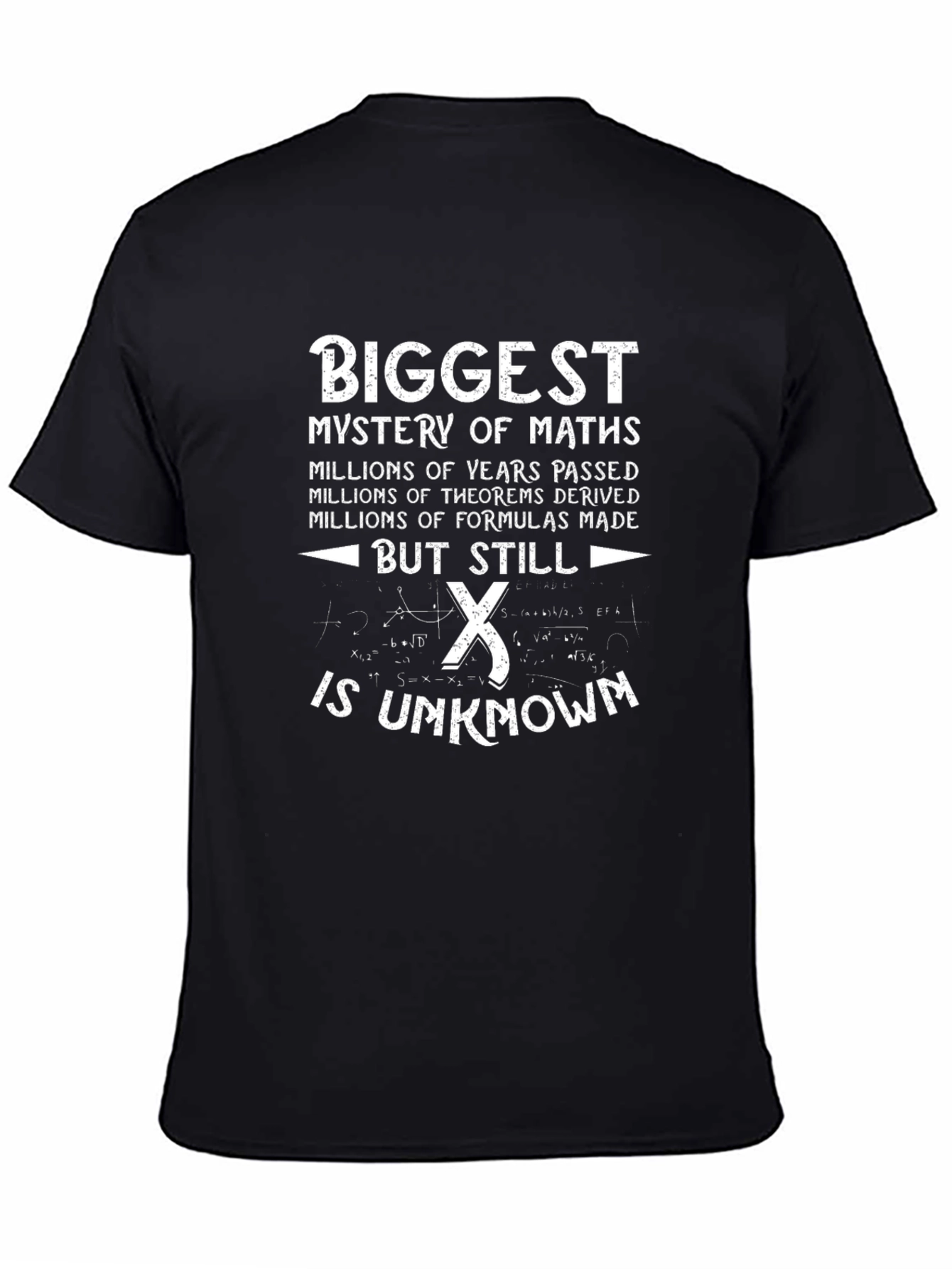Math Mystery T-Shirt - Funny Algebra Graphic Tee