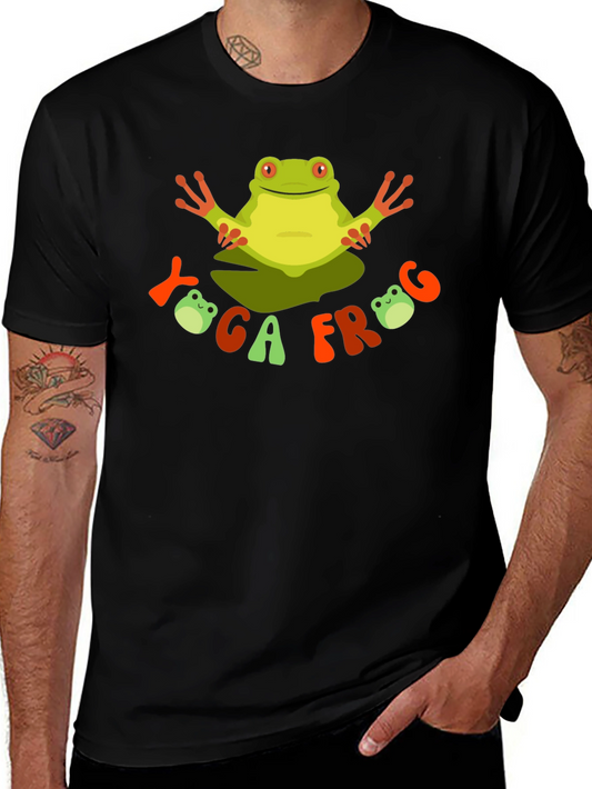 Yoga Frog Graphic Tee - Funny Zen Meditation Shirt
