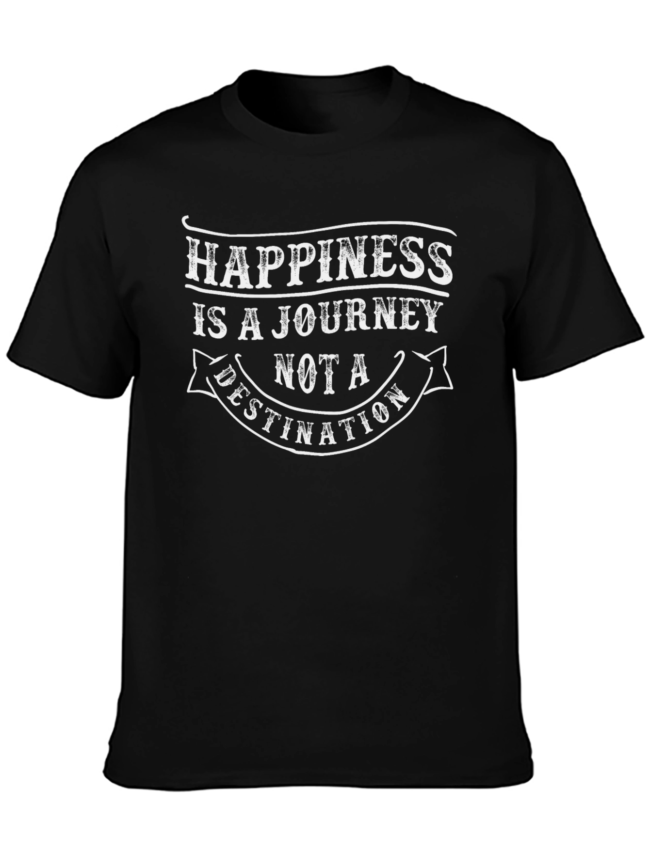 Happiness is a Journey Graphic T-Shirt
