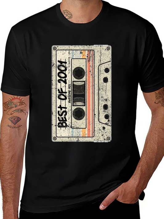 Best of 2001 Cassette Tape Graphic T-Shirt