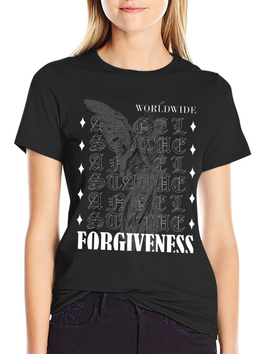 Angel Statue Forgiveness Graphic T-Shirt