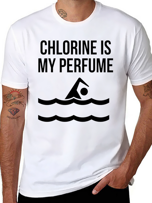 Chlorine is My Perfume Swimmer T-Shirt