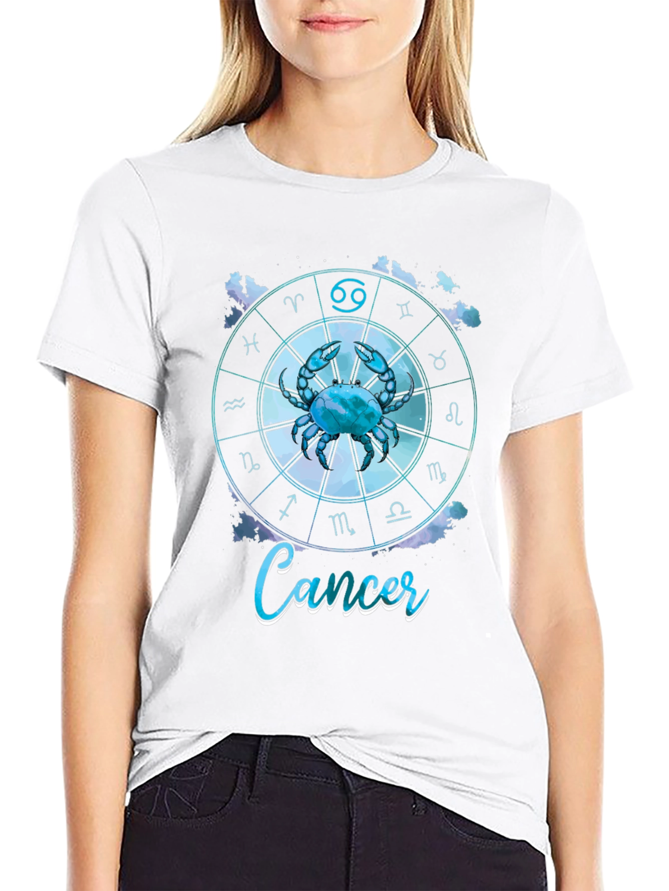 Cancer Zodiac Graphic T-Shirt
