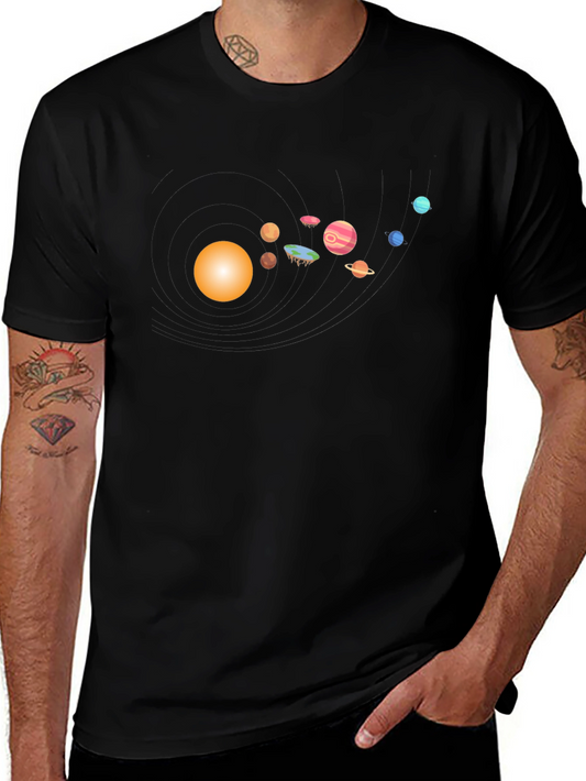 Solar System Graphic Tee - Black
