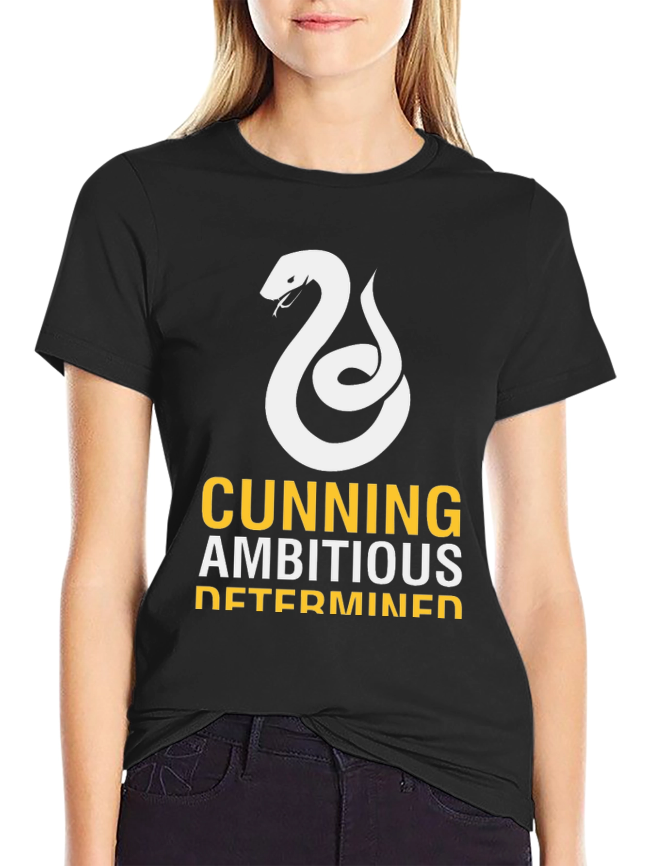 Cunning Ambitious Determined Slytherin T-Shirt