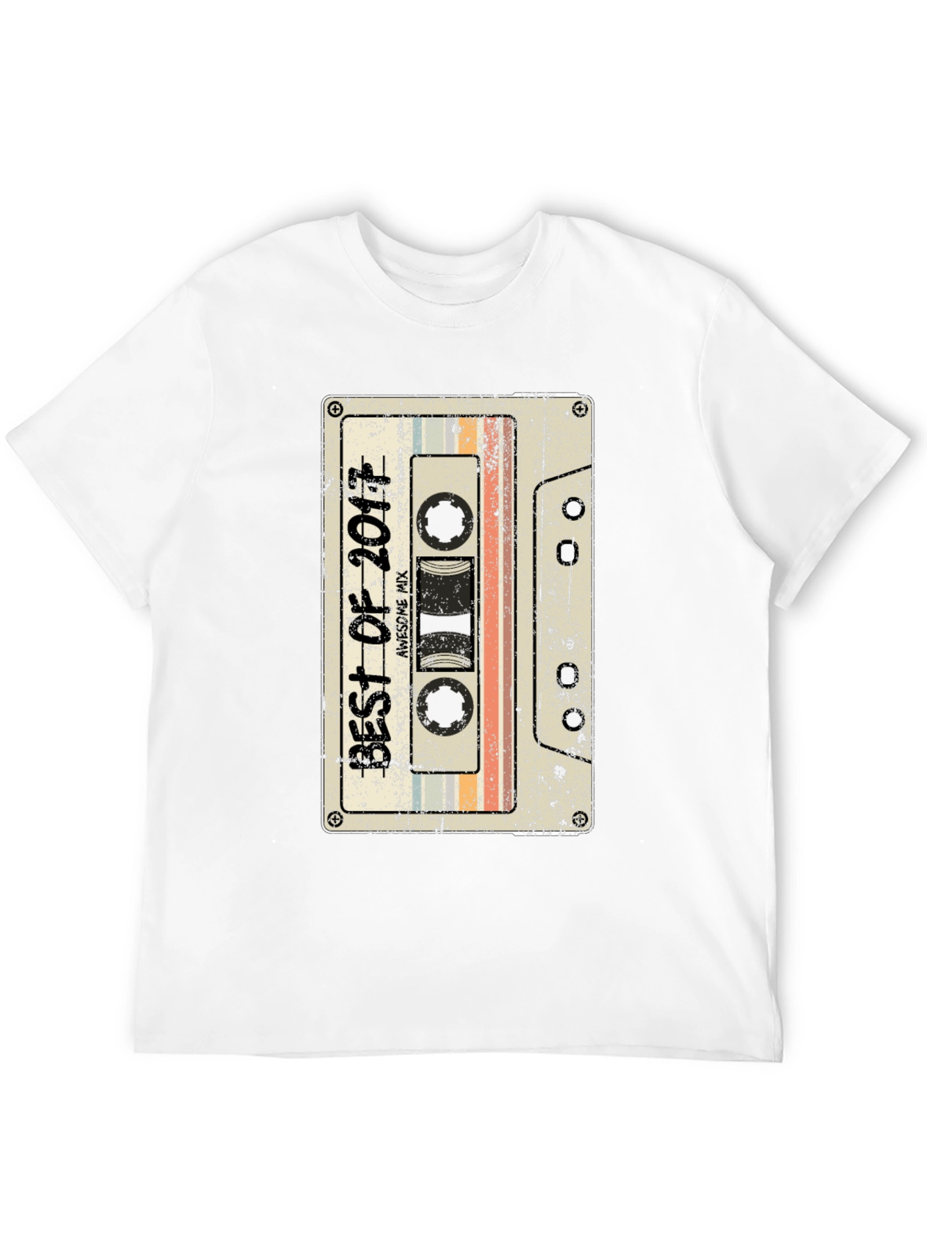 Retro Best of 2017 Cassette Tape T-Shirt