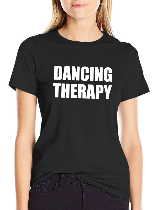 Dancing Therapy T-Shirt - Black Cotton Tee