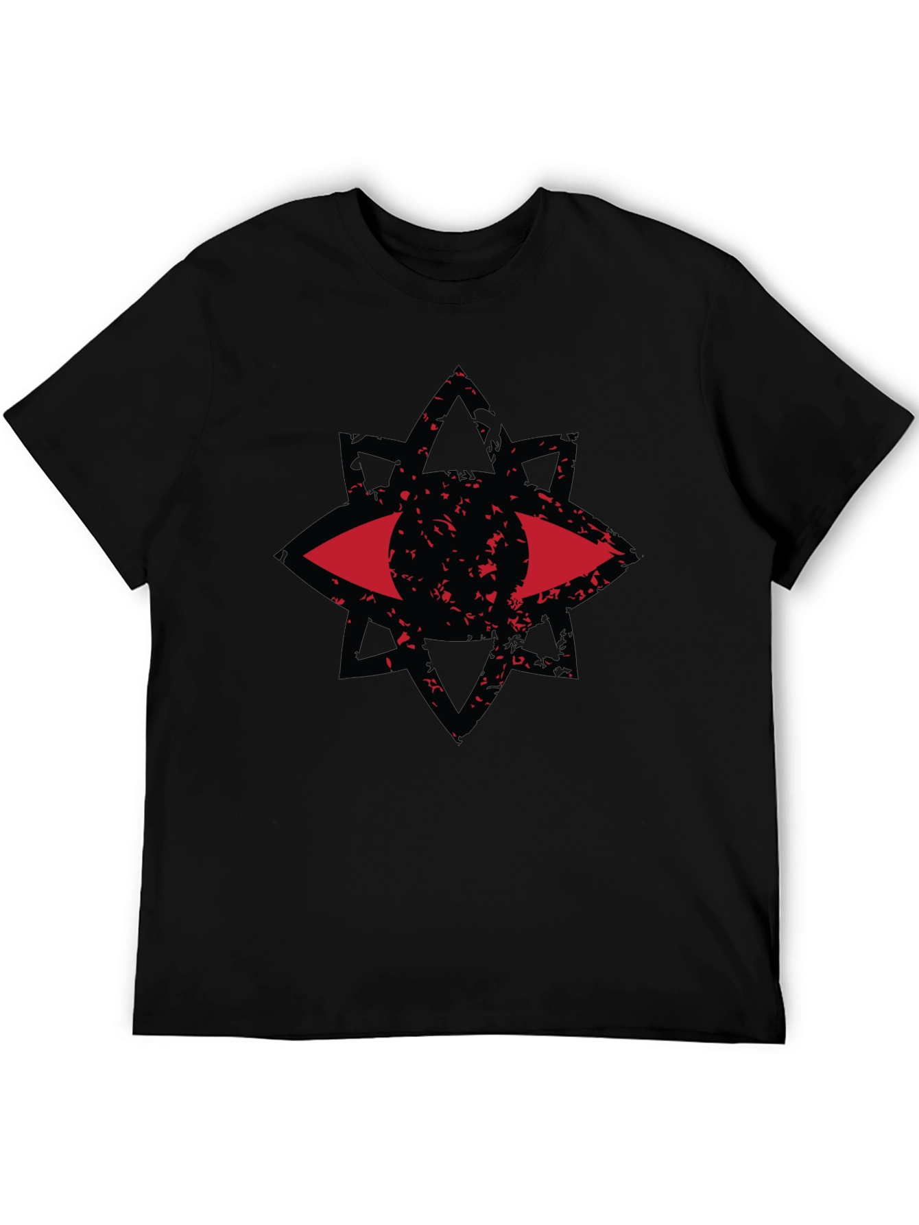 Eye Star Graphic T-Shirt - Mens Black Tee