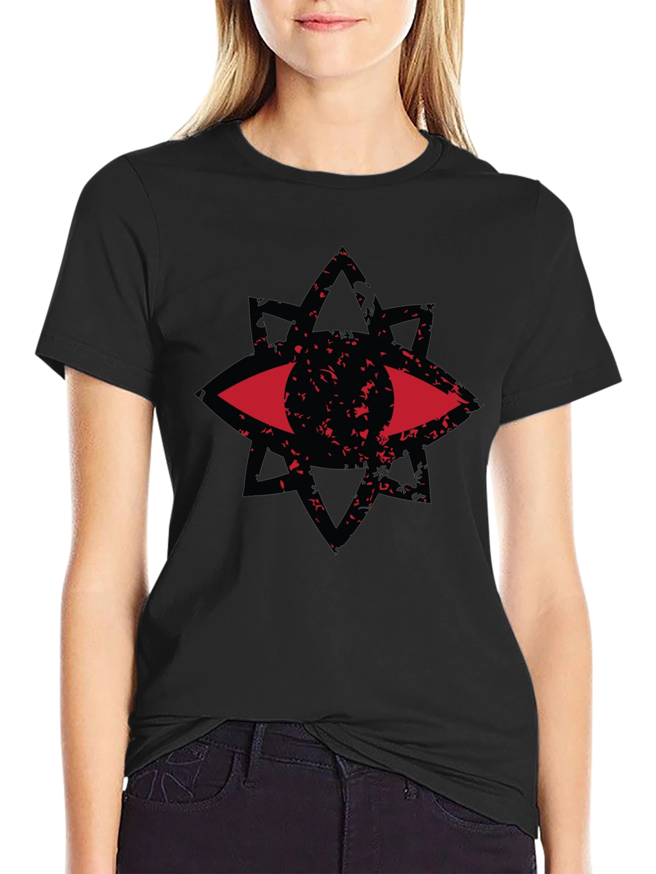 Eye Star Graphic T-Shirt - Mens Black Tee