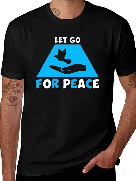 Let Go For Peace Graphic Tee - Relaxed Fit