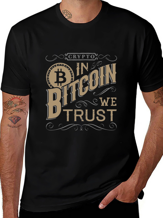 Crypto In Bitcoin We Trust Graphic Tee
