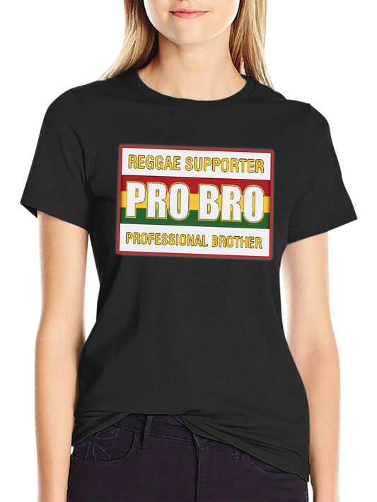 Reggae Pro Bro Black T-Shirt