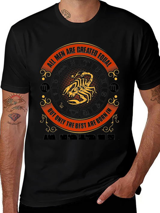 Scorpio Zodiac T-Shirt - Best Men Born in November