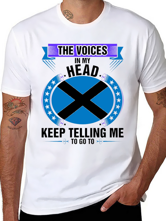 Funny Voices in My Head Novelty T-Shirt
