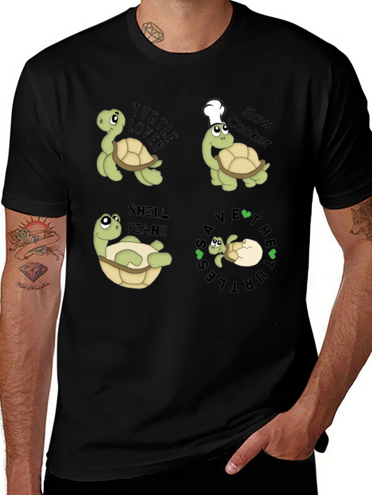 Turtle Lover Graphic Tee - Save the Turtles!